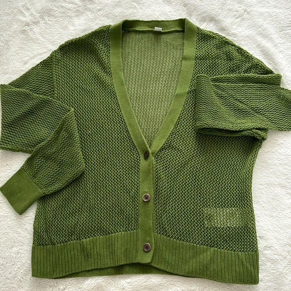 🌸🌼Spring ✨ Uniqlo Net Cardigan- S - Picture 1 of 9